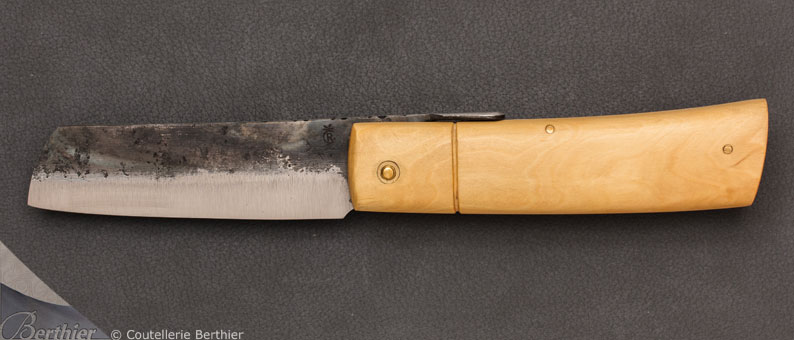 Couteau de poche Piémontais Buis de Richard Ciachera