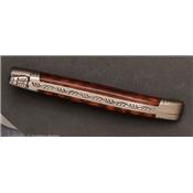 12cm Snakewood Laguiole pocket knife