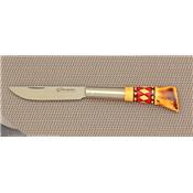 Couteau pliant Taramundi manche décoré motif diamant rouge ref.049R2