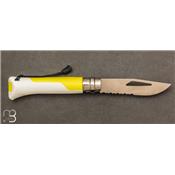 Couteau Opinel N°8 Outdoor Fluo Jaune