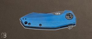 Couteau "   ZT0456TIBLU   " design de Dmitry Sinkevich par ZERO TOLERANCE