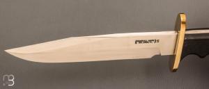 Couteau " Attack N°14 - 7 1/2" par Randall - Micarta noir Finger Grips