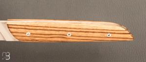 Coffret de 6 couteaux de table par LEPAGE - Bois assortis et 12C27