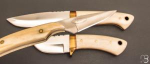     Coffret "Hunters 3 set" par Stephen Mackrill - Os de girafe et lame en N690