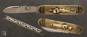 Couteau Coursolle prestige collection unique chasseur et tricoteuse - 252P