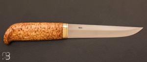 Couteau " 1930's Style Puukko " par Pekka Tuominen - Bouleau madré