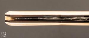   Couteau  "  Liner-lock custom " de Berthelemy Gabriel - La Forge Agab