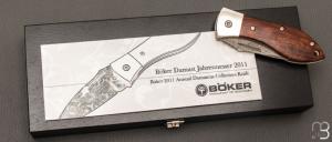  Couteau  "  2011 Annual Damast Collector's Knife #352 " de Böker