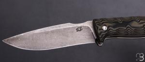    Couteau " Apocalypto " par Pierre Henri Monnet et Laurent Gaillard - G10 et 90McV8