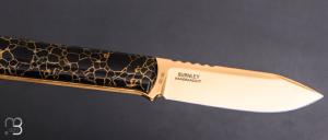  Couteau Böker Solingen - BFF Packlite TruStone Gold