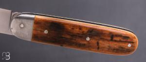  Couteau " Bouledogue" fait main par Laurent Gaillard - Mammouth / 14C28N