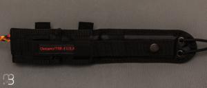   Couteau " Bravo I "droit par Bark River - Micarta Canvas et lame en A2