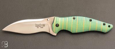 Couteau " Bump 1590GR #0369  " par Kershaw - Titane et S30V
