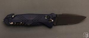  Couteau pliant C.A.C. Marine Nationale - PA6 FV Bleu