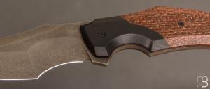 Couteau  "  Crom "  custom par Philippe Jourget - Samuel Lurquin Design