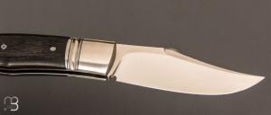  Couteau " Cim-Bowie "  custom lock-back par Raphaël Durand - Morta et RWL-34