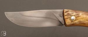 Couteau de poche Corse corne de bélier de Jean-Jacques Bernet