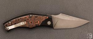   Couteau  "  1984 " custom par Torpen Knives - Jérôme Hovaere - Fatcarbon® et CPM Magnacut