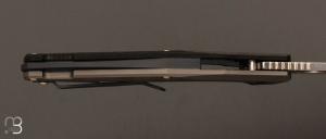Couteau  " Drunken " fibre de carbone/Titane et lame CPM-S90V par Spyderco - C235CFTIP