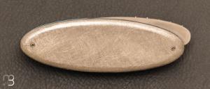   Couteau " Egg " par Christian Wimpff - Inox et ATS34