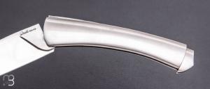  Couteau " Eliptix lock-back " custom de Florent Dall'ava - L'atelier Dall'ava - Full inox