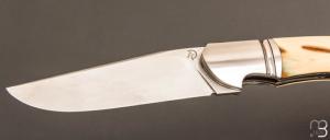   Couteau " Gouez " custom par Amaël Druez - Le Temps d'un Souffle - Mammouth