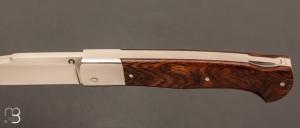    Couteau " Illicite " par Les Couteliers de Fontainebleau - Bois de fer et RWL-34