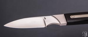   Couteau " Intégral " de V. Monteiro - Micarta et ATS-34