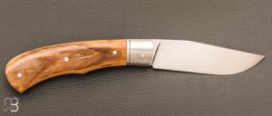    Couteau " Jack " pliant par Tanguy Coillot - Ivoire de mammouth et lame en RWL34