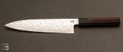 Couteau Japonais artisanal de Sukenari - Gyuto 240mm  - Lame ZDP-189 Damas