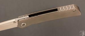   Couteau de poche Katsu - ZK01 - Titane sablé et ZDP-189