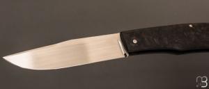   Couteau  " LEGENDE 13/20 " custom  par Vincent Lafaye - Fibre de carbone