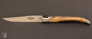 Couteau " Laguiole Berthier " pointe de corne 13cm