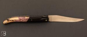  Couteau  "  Laguiole Masque Vénitien " de collection par Jean-Michel Cayron