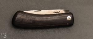    Couteau de poche Le Dodu Action Wood par Frédéric Maschio - Lame inoxydable