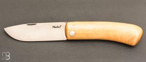   Couteau de poche Le Dodu Buis par Fr�d�ric Maschio - Lame inoxydable