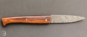  Couteau " Le Lombard" par Fontenille-Pataud - Bois de fer et Damasteel