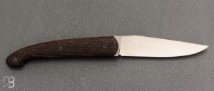   Couteau " Le Passager " de Pierre Thomas - Atelier Odae - Wengé sablé