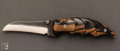  Couteau " Léonardo " liner-lock  par CITADEL - Ébène Royal et N690Co Böhler