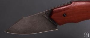    Couteau " Liner-Lock custom  " par Florian Dreyer FD-Knives - Micarta