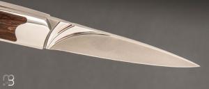    Couteau « Lock-Back » custom par Vincent Saja - Jasper Deschutes, Oregon et RWL34