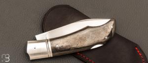  Couteau  " Lock-Back" custom par Rémi Lavialle - RWL34 et fibre de carbone