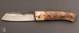   Couteau " Mesclun " Pi�montais par Julien Maria - Laurel et lame 100C6