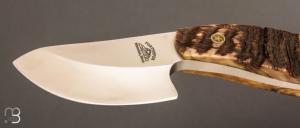   Couteau " Mini skinner " par Pete Forthofer - Corne de bélier