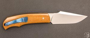 Couteau  "  New Hardy " custom par Rémi Lavialle - RWL34 et micarta Westinghouse