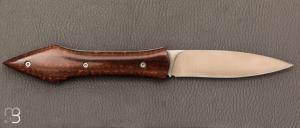 Couteau " L'Oegopsyde " fait main par Laraud Blade  - Amourette et 14C28