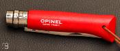 Couteau Opinel N°8 Baroudeur Rouge