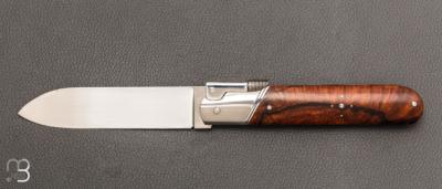   Couteau " Palanquille " custom par Glenn Guillou - Bois de fer et lame en RWL34