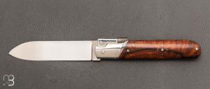   Couteau " Palanquille " custom par Glenn Guillou - Bois de fer et lame en RWL34