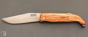   Couteau Pallars Solsona pompe arrire Olivier et lame inoxydable